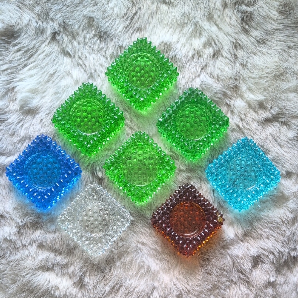 Colorful Glass Trinket Dishes
